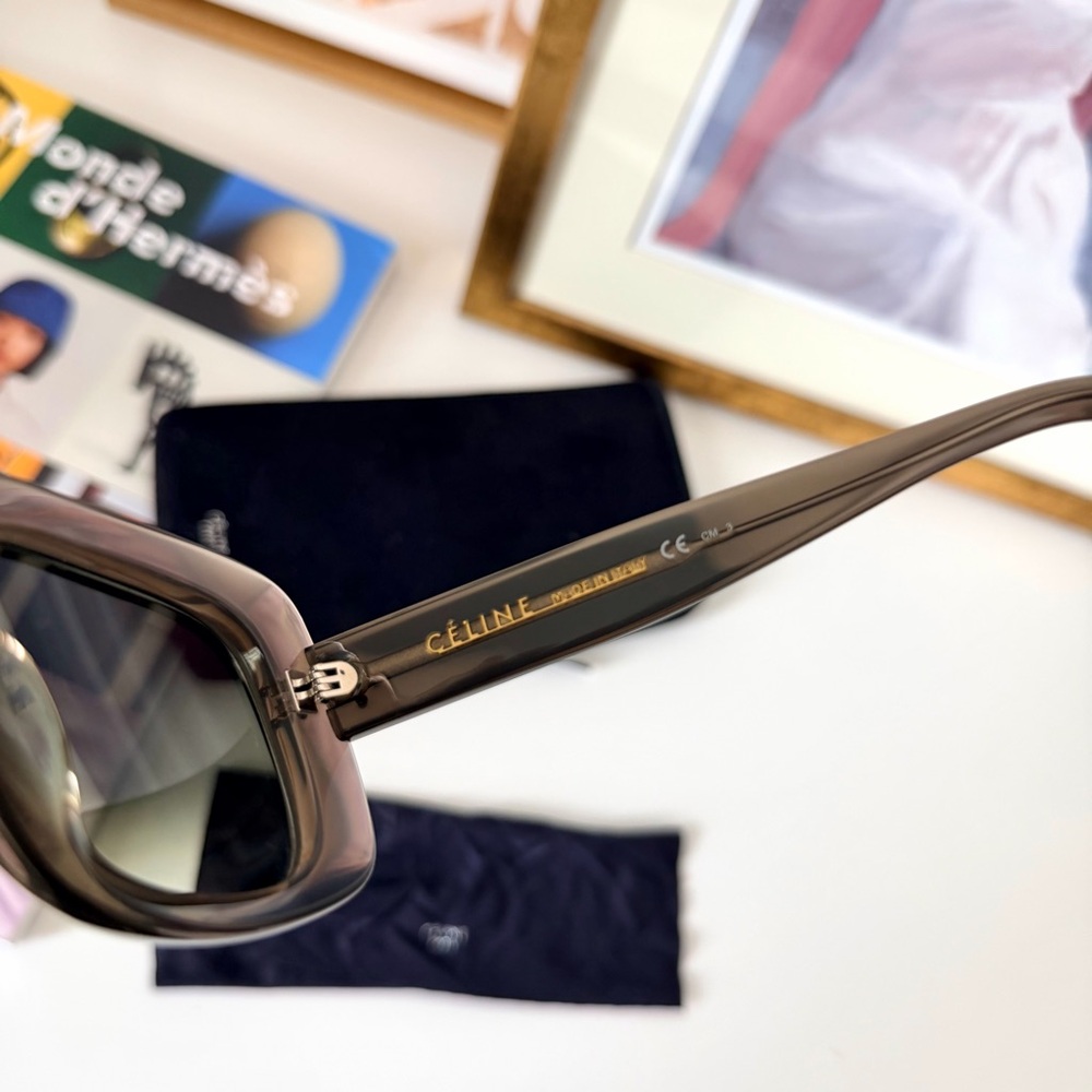 Celine Acetate Sunglasses‎ Oversized Frame - Picture 6 of 6